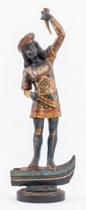 VENETIAN GILT BLACKAMOOR SCULP