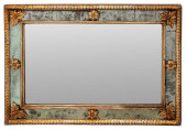 VENETIAN GILTWOOD PANELED MIRR