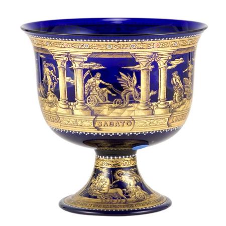 Venetian Glass Bowl 	 