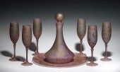 Venetian Glass Champagne Set V