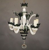 VENETIAN GLASS CHANDELIERA mid