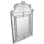 VENETIAN GLASS ETCHED WALL MIR