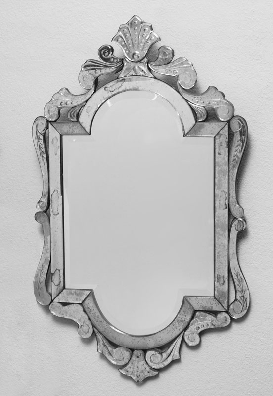 VENETIAN GLASS MIRROR: Beveled