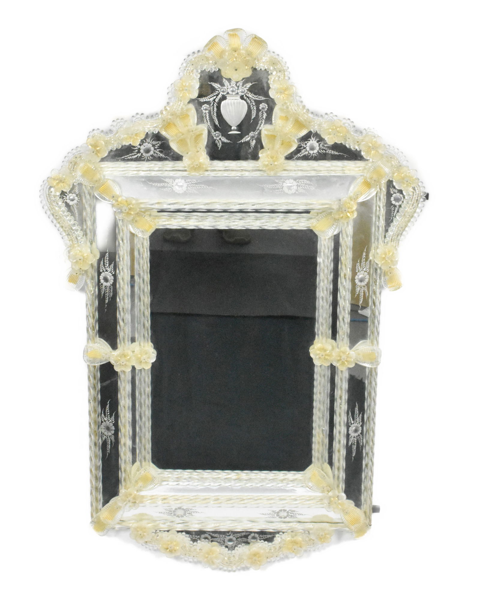 VENETIAN GLASS MIRROR, EARLY 20TH