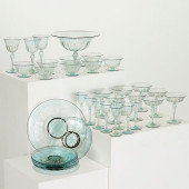 VENETIAN GLASS PART TABLEWARE