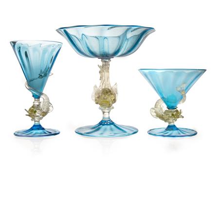 Venetian Glass Table Service 	 