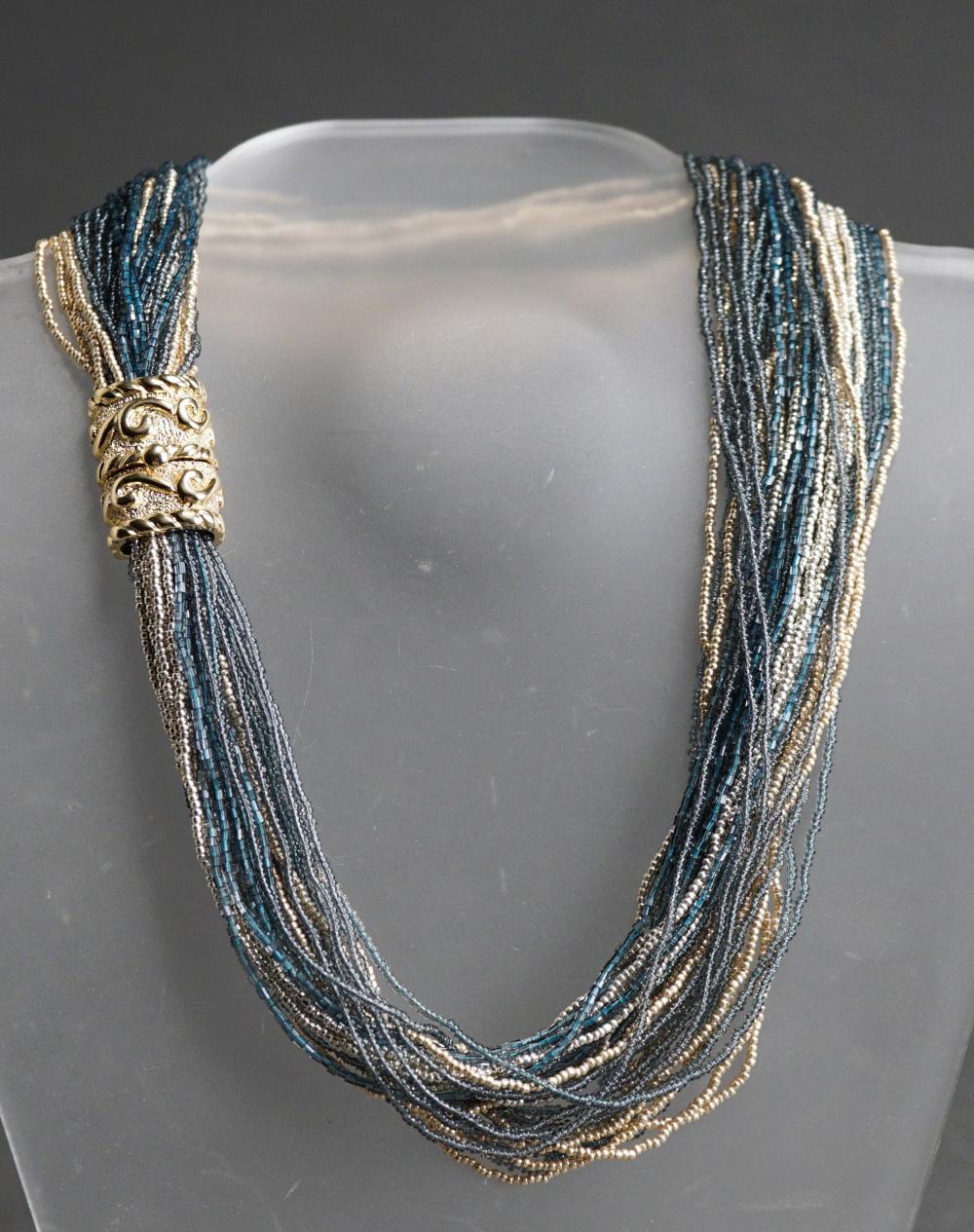 VENETIAN GLASS TORSADE NECKLACE