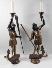 VENETIAN GONDOLIER FIGURAL LAM