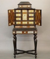 VENETIAN INLAID JEWELRY CABINE