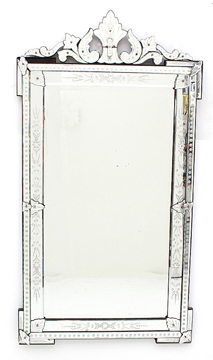 Venetian looking glass late 19th