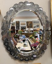 VENETIAN MIRROR, HAVING ETCHED