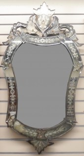 VENETIAN MIRRORED FRAME MIRROR