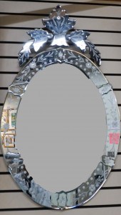 VENETIAN MIRRORED FRAME MIRROR