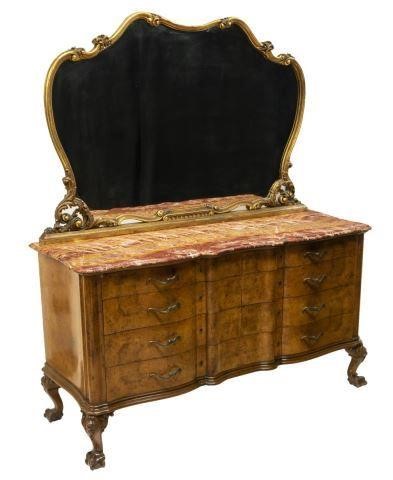 VENETIAN MIRRORED MARBLE-TOP