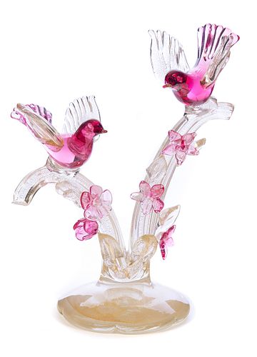 VENETIAN MURANO GLASS BIRD