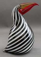 VENETIAN MURANO GLASS TOUCAN S