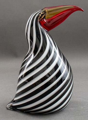 VENETIAN MURANO GLASS TOUCAN