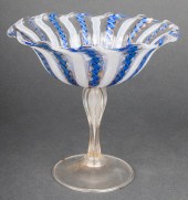 VENETIAN MURANO LATTICINO GLAS