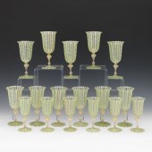 VENETIAN MURANO WINE GLASSES,