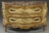 Venetian painted and parcel gi