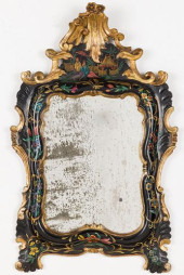 VENETIAN PAINTED MIRROR, 20TH