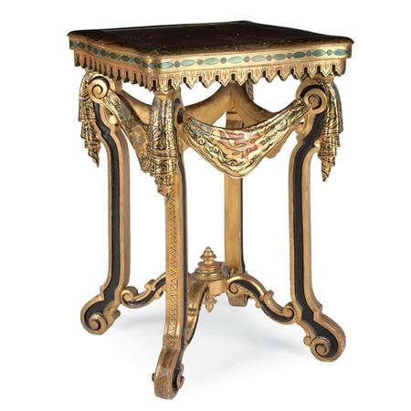 Venetian Painted Side Table 	 