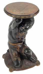 VENETIAN PARCEL-GILT FIGURAL P