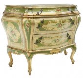 VENETIAN PARCEL GILT & PAINTED
