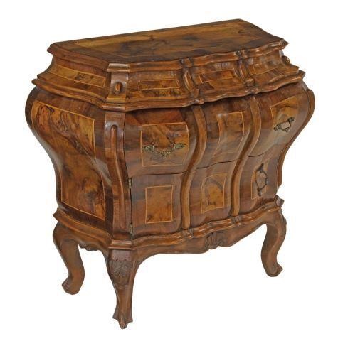 VENETIAN PATCHWORK BURLWOOD BOMBE