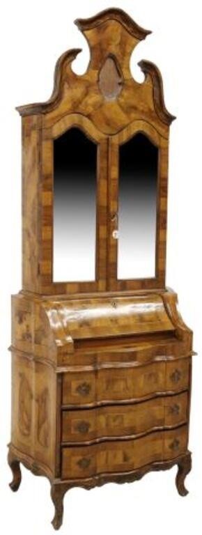 VENETIAN PATCHWORK WALNUT SECRETARY