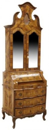 VENETIAN PATCHWORK WALNUT SECR