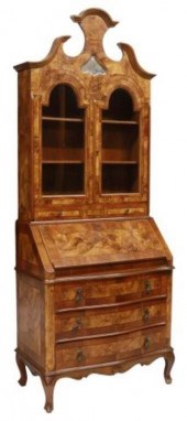VENETIAN PATCHWORK WALNUT SECR