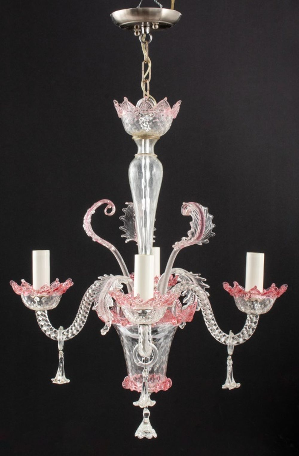VENETIAN PINK GLASS PRINCESS
