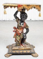 VENETIAN POLYCHROME BLACKAMOOR