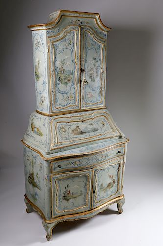 VENETIAN POLYCHROME DECORATED