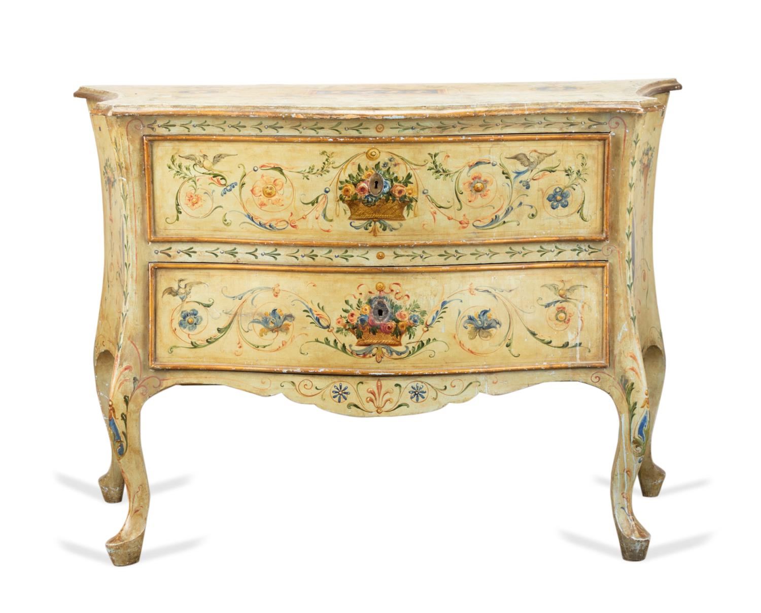 VENETIAN POLYCHROME PAINTED