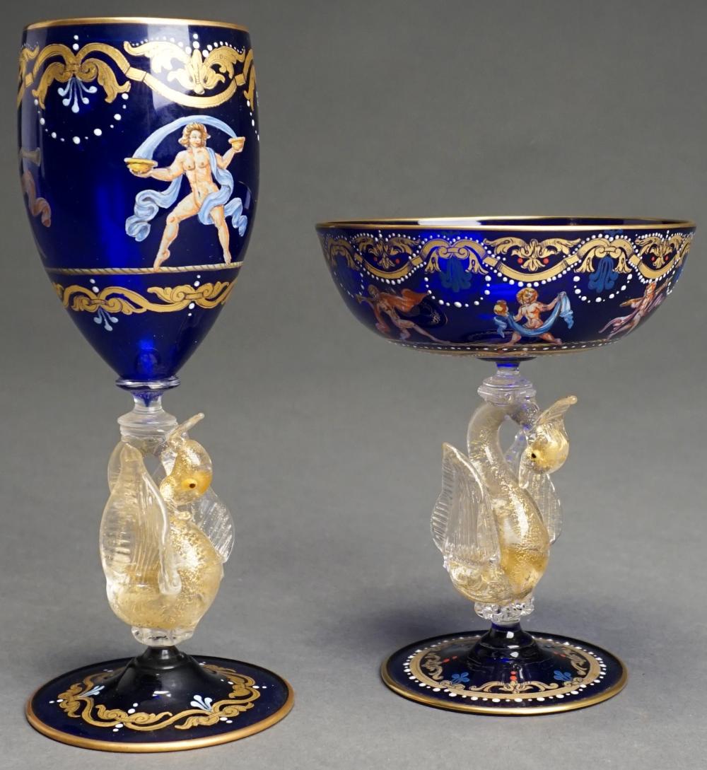 VENETIAN, POSSIBLY MURANO, SPECKLED