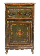 VENETIAN ROCOCO PAINTED WOOD C