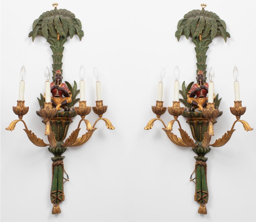 VENETIAN ROCOCO PARCEL GILT FIGURAL