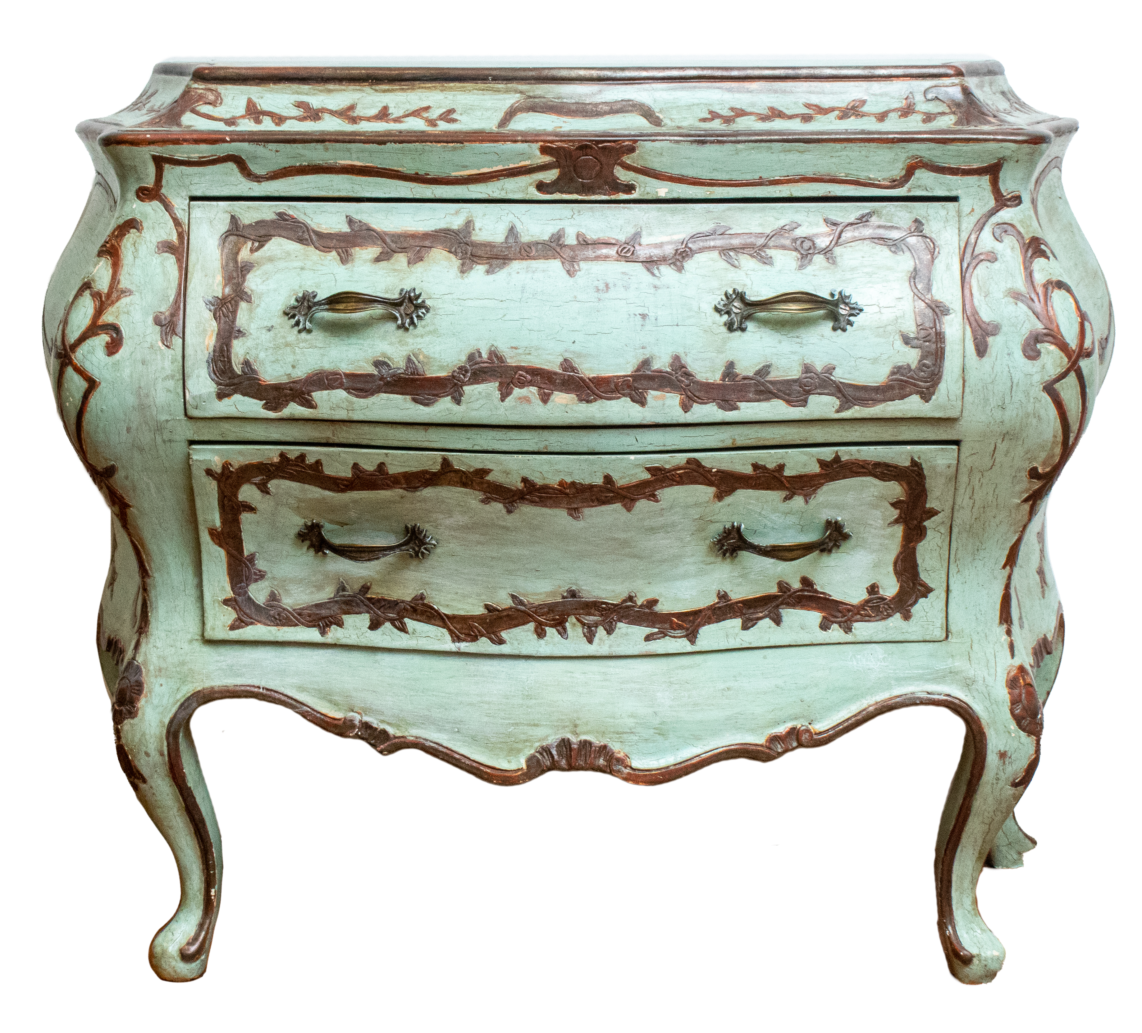 VENETIAN ROCOCO STYLE BOMBE COMMODE