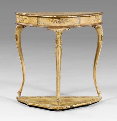 Venetian rococo style painted