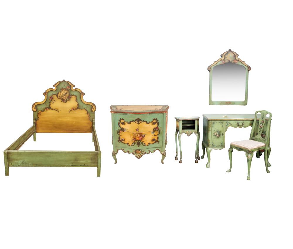 VENETIAN ROCOCO-STYLE PAINTED