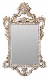 VENETIAN ROCOCO STYLE SILVERED