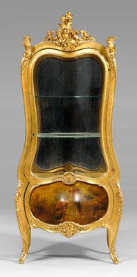 Venetian rococo style vitrine,