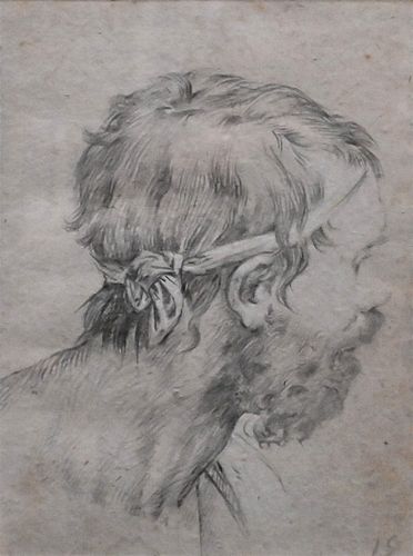 VENETIAN SCHOOL, 18TH CENTURY, HEAD
