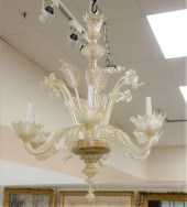 VENETIAN SIX LIGHT GLASS CHAND