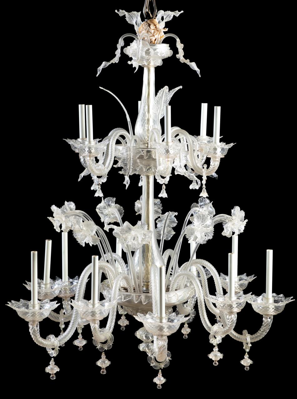 VENETIAN SIXTEEN-LIGHT COLORLESS