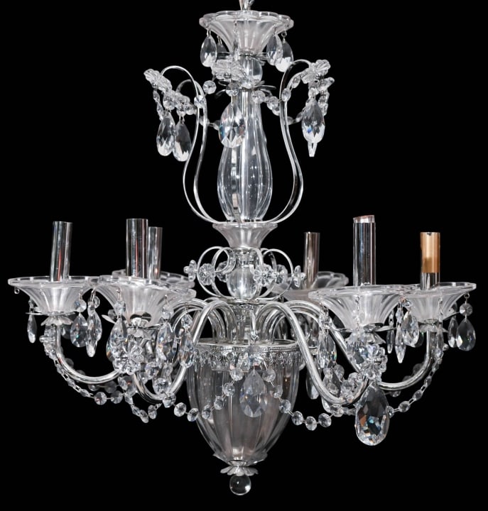 VENETIAN STYLE 6 LIGHT CRYSTAL