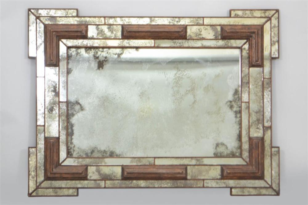 VENETIAN STYLE ANTIQUED MIRROR BY