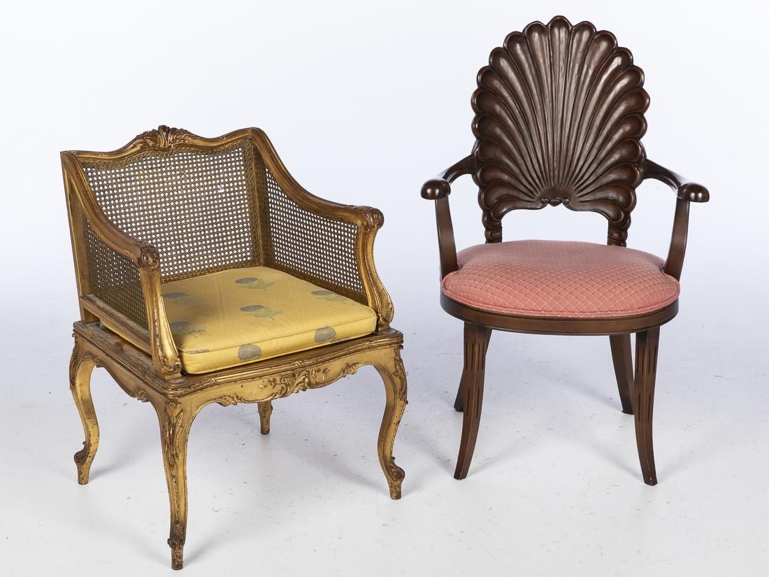 VENETIAN STYLE ARMCHAIR & LOUIS